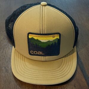 Coal Tan and Black Trucker Hat